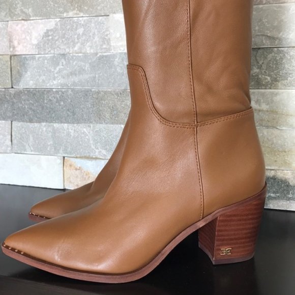 Sam Edelman Lindsey Pointed Toe Knee High Boot - Picture 4 of 12